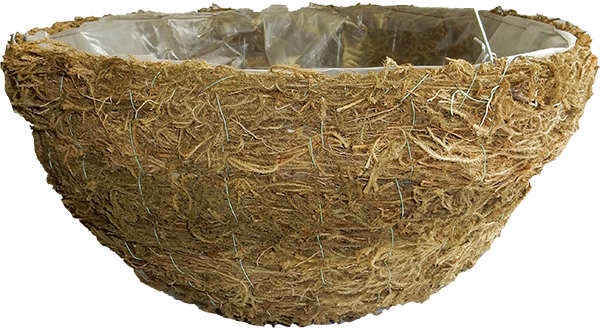 18 x 9 Inch Moss Basket 4 Strand Hanger – 15 per case - Hanging Baskets